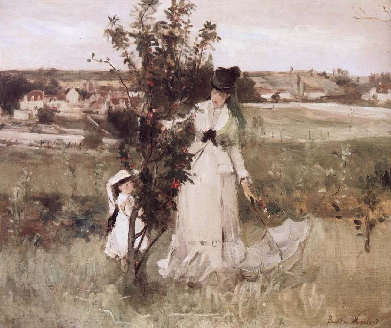Berthe Morisot Hide and seek France oil painting art